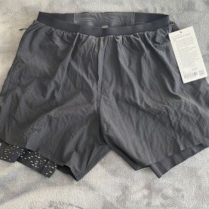 Lululemon men’s 6” lined running shorts - NWT